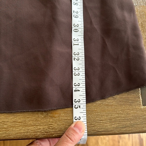 MICHAEL Michael Kors Silk Dress sleeveless Brown Dress Embellished Neckline XS - Picture 13 of 15